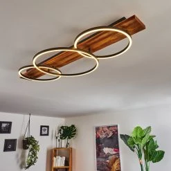 Hofstein Pompu Deckenleuchte LED Schwarz, Holz dunkel, 3-flammig 23 Hofstein Pompu Deckenleuchte LED Schwarz, Holz dunkel, 3-flammig -LED Leuchten Verkäufe 2022 pompu deckenleuchte h3392294 10