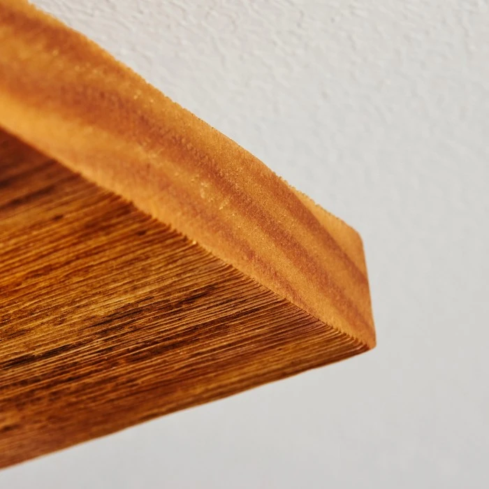 Hofstein Pompu Deckenleuchte LED Schwarz, Holz dunkel, 3-flammig 13 Hofstein Pompu Deckenleuchte LED Schwarz, Holz dunkel, 3-flammig – Bild 13