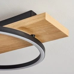 Hofstein Pompu Deckenleuchte LED Schwarz, Holz hell, 3-flammig 15 Hofstein Pompu Deckenleuchte LED Schwarz, Holz hell, 3-flammig -LED Leuchten Verkäufe 2022 pompu deckenleuchte h3392355 2