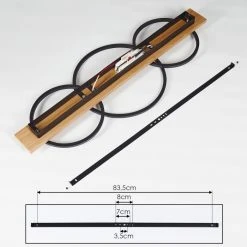 Hofstein Pompu Deckenleuchte LED Schwarz, Holz hell, 3-flammig 17 Hofstein Pompu Deckenleuchte LED Schwarz, Holz hell, 3-flammig -LED Leuchten Verkäufe 2022 pompu deckenleuchte h3392355 4