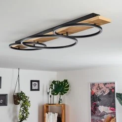 Hofstein Pompu Deckenleuchte LED Schwarz, Holz hell, 3-flammig 22 Hofstein Pompu Deckenleuchte LED Schwarz, Holz hell, 3-flammig -LED Leuchten Verkäufe 2022 pompu deckenleuchte h3392355 9