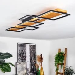 Hofstein Pompu Deckenleuchte LED Schwarz, Naturfarben, 1-flammig 16 Hofstein Pompu Deckenleuchte LED Schwarz, Naturfarben, 1-flammig -LED Leuchten Verkäufe 2022 pompu deckenleuchte h3619018 4