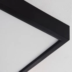 Hofstein Pontchardon Deckenpanel LED Schwarz, Naturfarben, 1-flammig -LED Leuchten Verkäufe 2022 pontchardon deckenpanel h3651537 2