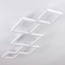 Hofstein Pourao Deckenleuchte LED Wei&szlig;, 1-flammig, Fernbedienung -LED Leuchten Verkäufe 2022 pourao deckenleuchte h3418208 7