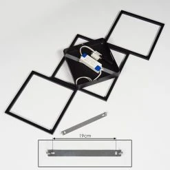 Hofstein Pourao Deckenleuchte LED Wei&szlig;, 1-flammig -LED Leuchten Verkäufe 2022 pourao deckenleuchte h3418284 4