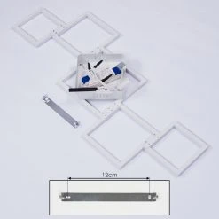 Hofstein Pourao Deckenleuchte LED Wei&szlig;, 1-flammig -LED Leuchten Verkäufe 2022 pourao deckenleuchte h3436714 4