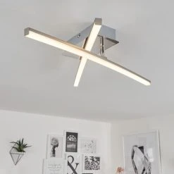 Hofstein Powassan Deckenleuchte LED Chrom, 2-flammig -LED Leuchten Verkäufe 2022 powassan deckenleuchte h3009253 6