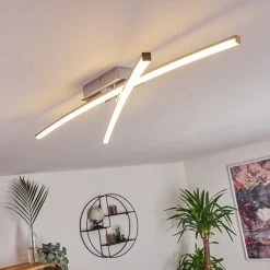 Hofstein Powassan Deckenleuchte LED Chrom, 2-flammig -LED Leuchten Verkäufe 2022 powassan deckenleuchte h3009277 11