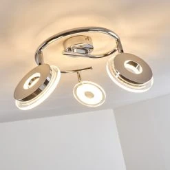 Hofstein Prag Deckenspot LED Chrom, 3-flammig -LED Leuchten Verkäufe 2022 prag deckenspot h166674 16