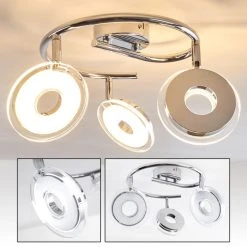 Hofstein Prag Deckenspot LED Chrom, 3-flammig -LED Leuchten Verkäufe 2022 prag deckenspot h166674 21