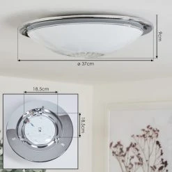 Hofstein Pratteln Deckenleuchte LED Chrom, 1-flammig -LED Leuchten Verkäufe 2022 pratteln deckenleuchte h3550816 3