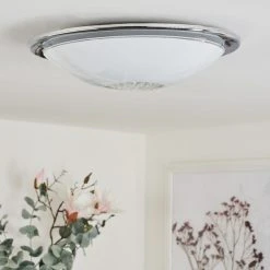 Hofstein Pratteln Deckenleuchte LED Chrom, 1-flammig -LED Leuchten Verkäufe 2022 pratteln deckenleuchte h3550816 9