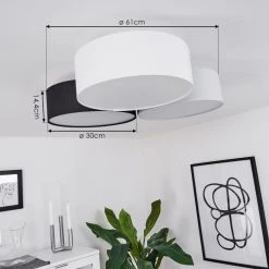 Hofstein Purus Deckenleuchte LED Schwarz, 1-flammig -LED Leuchten Verkäufe 2022 purus deckenleuchte h3437445 3