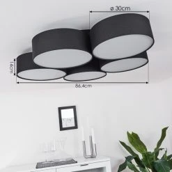 Hofstein Purus Deckenleuchte LED Schwarz, 1-flammig -LED Leuchten Verkäufe 2022 purus deckenleuchte h3437490 3