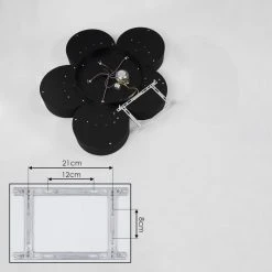 Hofstein Purus Deckenleuchte LED Schwarz, 1-flammig -LED Leuchten Verkäufe 2022 purus deckenleuchte h3437490 4