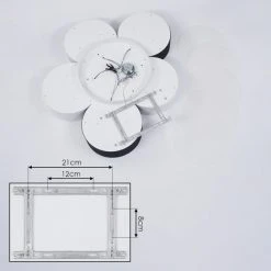 Hofstein Purus Deckenleuchte LED Schwarz, 1-flammig -LED Leuchten Verkäufe 2022 purus deckenleuchte h3445501 4