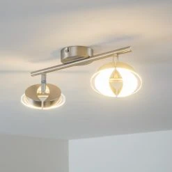 Hofstein Puslinch Deckenspot LED Nickel-Matt, 4-flammig -LED Leuchten Verkäufe 2022 puslinch deckenspot h3009864 10