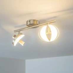 Hofstein Puslinch Deckenspot LED Nickel-Matt, 4-flammig -LED Leuchten Verkäufe 2022 puslinch deckenspot h3009864 3