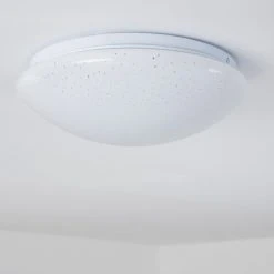 Hofstein Quebec Deckenleuchte LED Wei&szlig;, 1-flammig, Fernbedienung, Farbwechsler -LED Leuchten Verkäufe 2022 quebec deckenleuchte h000205 4