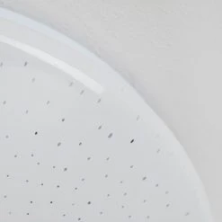 Hofstein Quebec Deckenleuchte LED Wei&szlig;, 1-flammig, Fernbedienung, Farbwechsler -LED Leuchten Verkäufe 2022 quebec deckenleuchte h000205 6