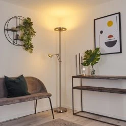 Hofstein Rabeja Deckenfluter LED Nickel-Matt, 2-flammig -LED Leuchten Verkäufe 2022 rabeja deckenfluter h3374948 6