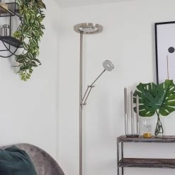 Hofstein Rabeja Deckenfluter LED Nickel-Matt, 2-flammig -LED Leuchten Verkäufe 2022 rabeja deckenfluter h3374948 7