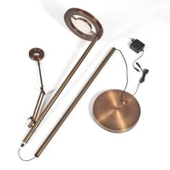 Hofstein Rabeja Deckenfluter LED Messing, 2-flammig -LED Leuchten Verkäufe 2022 rabeja deckenfluter h3391051 4