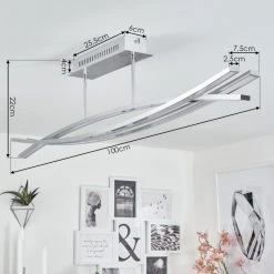 Hofstein Rabius Deckenleuchte LED Silber, 3-flammig 13 Hofstein Rabius Deckenleuchte LED Silber, 3-flammig -LED Leuchten Verkäufe 2022 rabius deckenleuchte h3542040 3