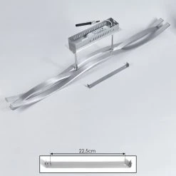 Hofstein Rabius Deckenleuchte LED Silber, 3-flammig -LED Leuchten Verkäufe 2022 rabius deckenleuchte h3542064 4