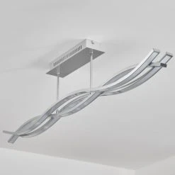 Hofstein Rabius Deckenleuchte LED Silber, 3-flammig -LED Leuchten Verkäufe 2022 rabius deckenleuchte h3542064 7