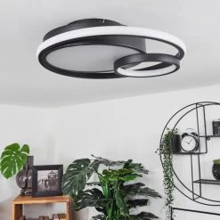 Hofstein Rafz Deckenleuchte LED Schwarz, 1-flammig -LED Leuchten Verkäufe 2022 rafz deckenleuchte h3550830 4