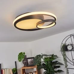 Hofstein Rafz Deckenleuchte LED Schwarz, 1-flammig -LED Leuchten Verkäufe 2022 rafz deckenleuchte h3550830 8