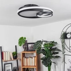 Hofstein Rafz Deckenleuchte LED Schwarz, 1-flammig -LED Leuchten Verkäufe 2022 rafz deckenleuchte h3550830 9