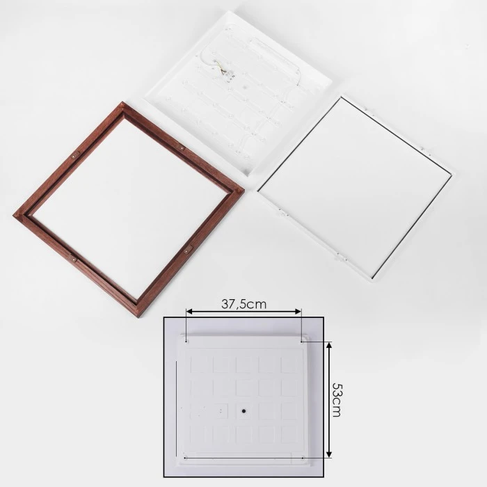 Hofstein Raimea Deckenpanel LED Weiß, 1-flammig 5 Hofstein Raimea Deckenpanel LED Weiß, 1-flammig – Bild 5