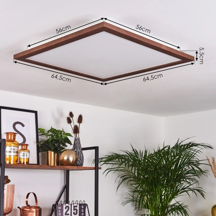 Hofstein Raimea Deckenpanel LED Weiß, 1-flammig 4 Hofstein Raimea Deckenpanel LED Weiß, 1-flammig – Bild 4