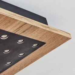 Hofstein Ramilos Deckenleuchte LED Schwarz, Naturfarben, 1-flammig -LED Leuchten Verkäufe 2022 ramilos deckenleuchte h3583449 2