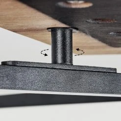 Hofstein Ramilos Deckenleuchte LED Schwarz, Naturfarben, 1-flammig -LED Leuchten Verkäufe 2022 ramilos deckenleuchte h3583449 5