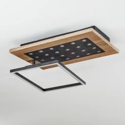 Hofstein Ramilos Deckenleuchte LED Schwarz, Naturfarben, 1-flammig -LED Leuchten Verkäufe 2022 ramilos deckenleuchte h3583449 7