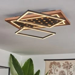 Hofstein Ramilos Deckenleuchte LED Schwarz, Naturfarben, 1-flammig -LED Leuchten Verkäufe 2022 ramilos deckenleuchte h3583470 6