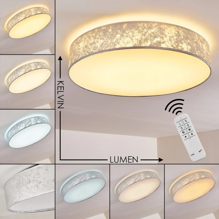Hofstein Ranana Deckenleuchte LED Weiß, 1-flammig, Fernbedienung 1 Hofstein Ranana Deckenleuchte LED Weiß, 1-flammig, Fernbedienung