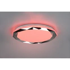 Reality Ando Deckenleuchte LED Chrom, 1-flammig, Fernbedienung -LED Leuchten Verkäufe 2022 reality ando deckenleuchte r65101006 4