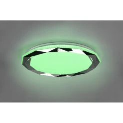 Reality Ando Deckenleuchte LED Chrom, 1-flammig, Fernbedienung -LED Leuchten Verkäufe 2022 reality ando deckenleuchte r65101006 5