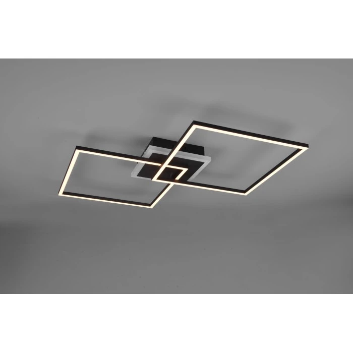 Reality Arribo Deckenleuchte LED Schwarz, 3-flammig, Fernbedienung, Farbwechsler 2 Reality Arribo Deckenleuchte LED Schwarz, 3-flammig, Fernbedienung, Farbwechsler – Bild 2