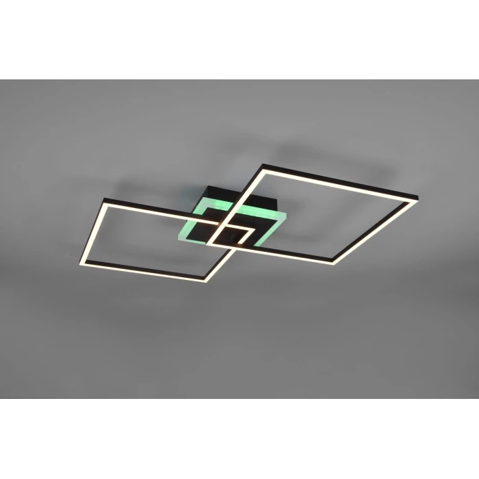 Reality Arribo Deckenleuchte LED Schwarz, 3-flammig, Fernbedienung, Farbwechsler 5 Reality Arribo Deckenleuchte LED Schwarz, 3-flammig, Fernbedienung, Farbwechsler – Bild 5