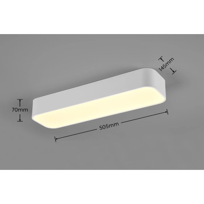 Reality Asterion Deckenleuchte LED Weiß, 1-flammig, Fernbedienung 5 Reality Asterion Deckenleuchte LED Weiß, 1-flammig, Fernbedienung – Bild 5