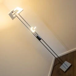 Reality Avignon Deckenfluter LED Chrom, 2-flammig -LED Leuchten Verkäufe 2022 reality avignon deckenfluter r42782106 5