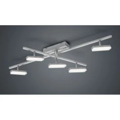 Reality BONDY Deckenleuchte LED Nickel-Matt, 5-flammig, Fernbedienung, Farbwechsler 20 Reality BONDY Deckenleuchte LED Nickel-Matt, 5-flammig, Fernbedienung, Farbwechsler -LED Leuchten Verkäufe 2022 reality bondy deckenleuchte r62425107 6
