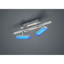 Reality BONDY Deckenleuchte LED Nickel-Matt, 2-flammig, Fernbedienung -LED Leuchten Verkäufe 2022 reality bondy deckenleuchte r82422107 2