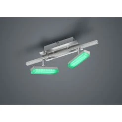 Reality BONDY Deckenleuchte LED Nickel-Matt, 2-flammig, Fernbedienung -LED Leuchten Verkäufe 2022 reality bondy deckenleuchte r82422107 3