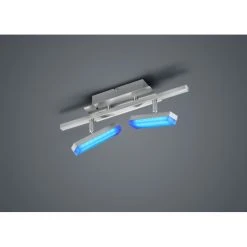 Reality BONDY Deckenleuchte LED Nickel-Matt, 2-flammig, Fernbedienung -LED Leuchten Verkäufe 2022 reality bondy deckenleuchte r82422107 6